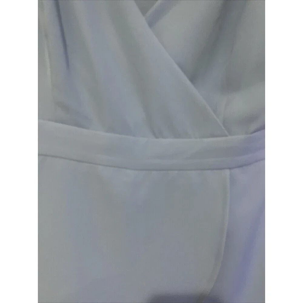 BCBGeneration Womens Slim Fit Sleeveless Tie Strap Skort Romper Size Medium Blue - Picture 5 of 12